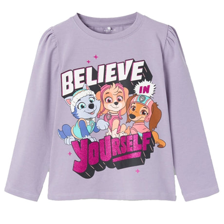 Name it Lavender Gray Ama Paw Patrol Blouse Noos