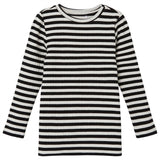 Name it Black Suraja Slim Blouse Stripe Noos