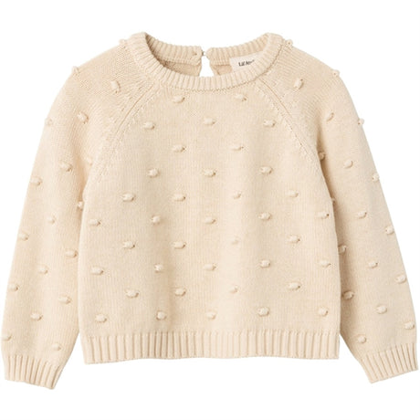 Lil'Atelier Fog Gable Knit Blouse