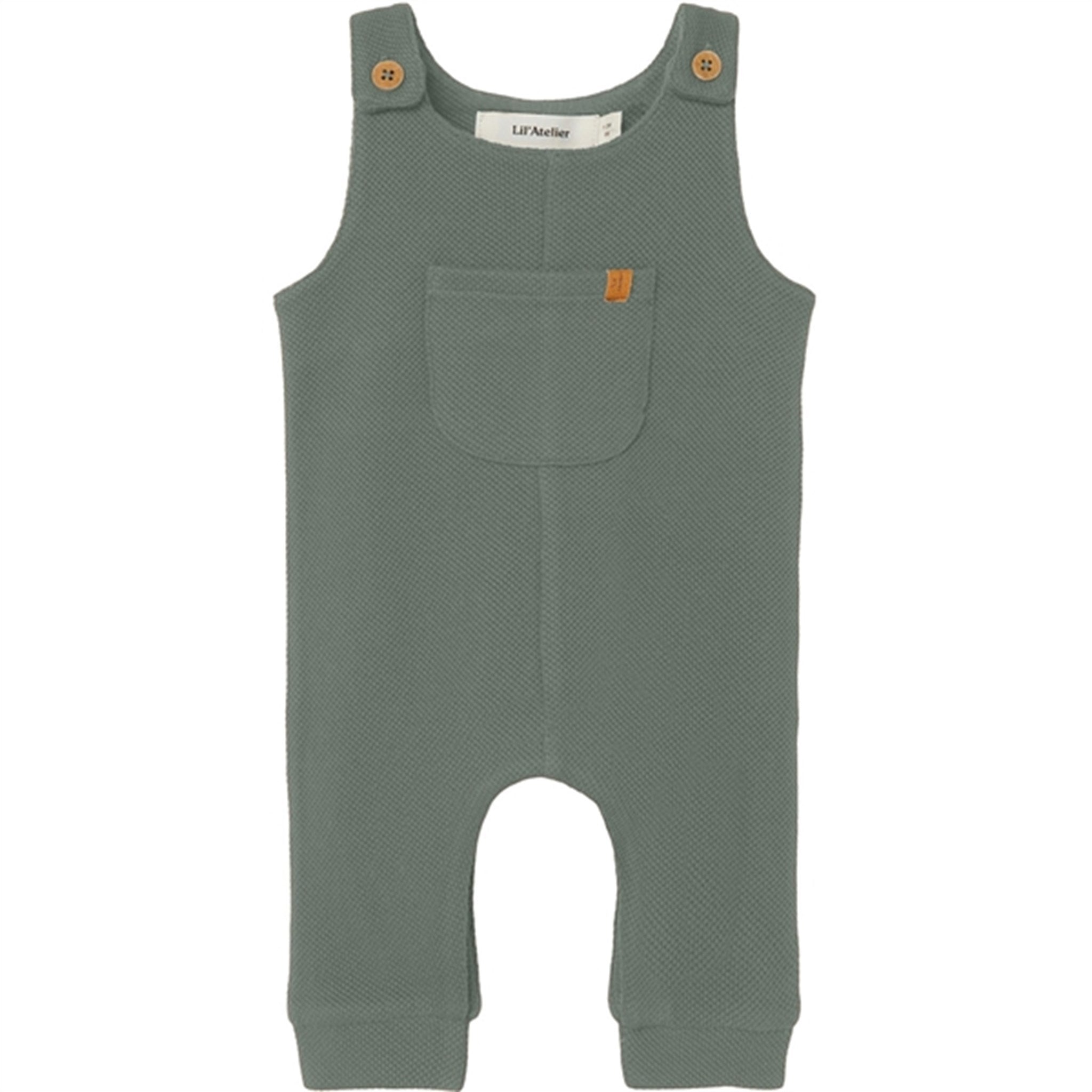 Lil'Atelier Agave Green Talio Sweat Overall