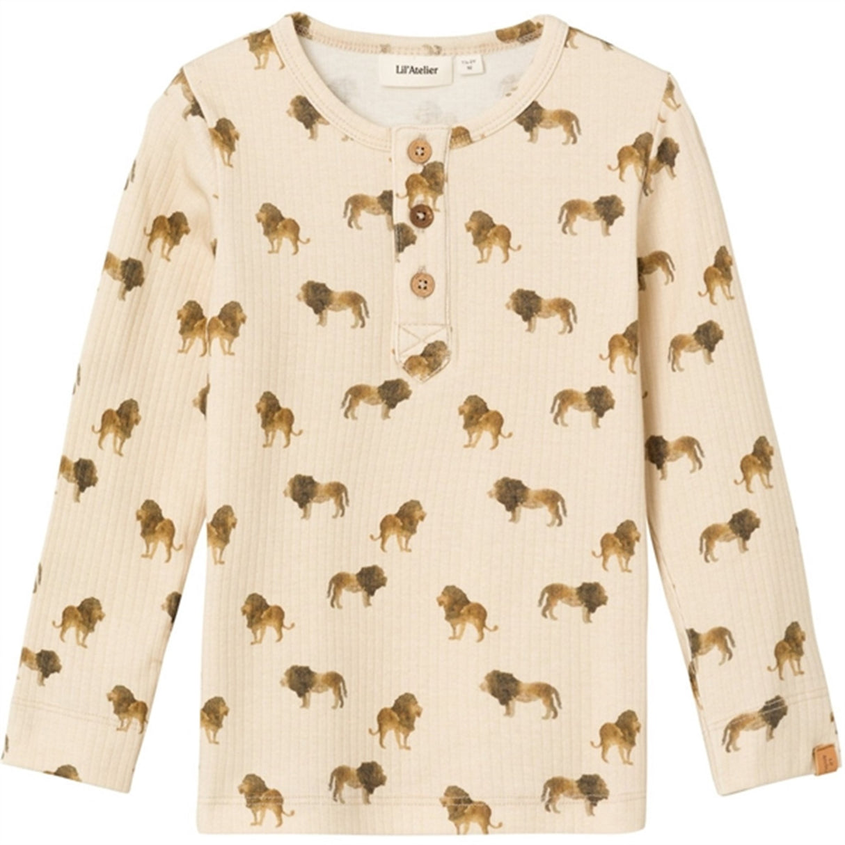 Lil'Atelier Fog Lion Geo Slim Blouse