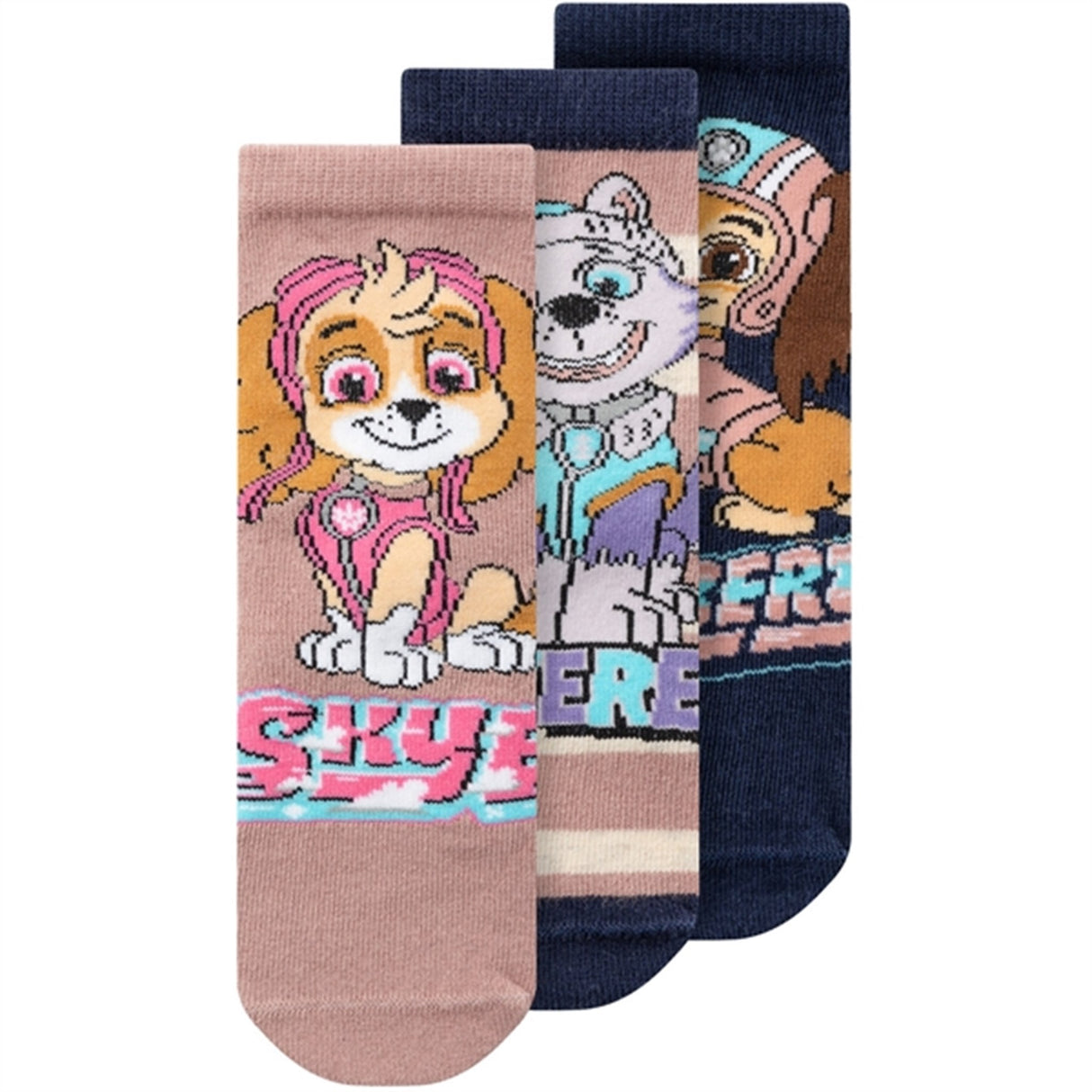 Name it Deauville Mauve Stripe Jusa Paw Patrol Socks 3-pack