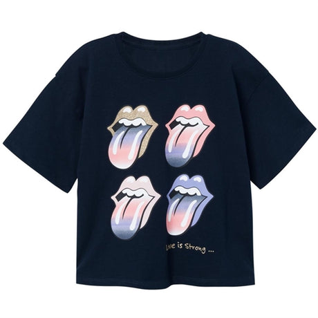 Name it Dark Sapphire Narina Rolling Stones T-Shirt Noos