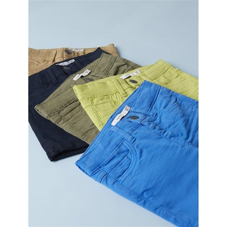 Name it Electric Blue Lemonade Silas Isak Twill Shorts 2