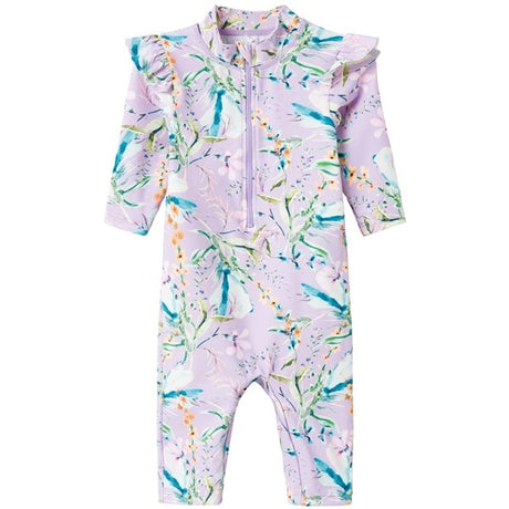 Name it Orchid Petal Zila 3/4 UV Swim Bodysuit