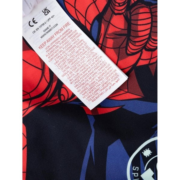 Name it Dark Sapphire Moth Spiderman UV Swim bodysuit