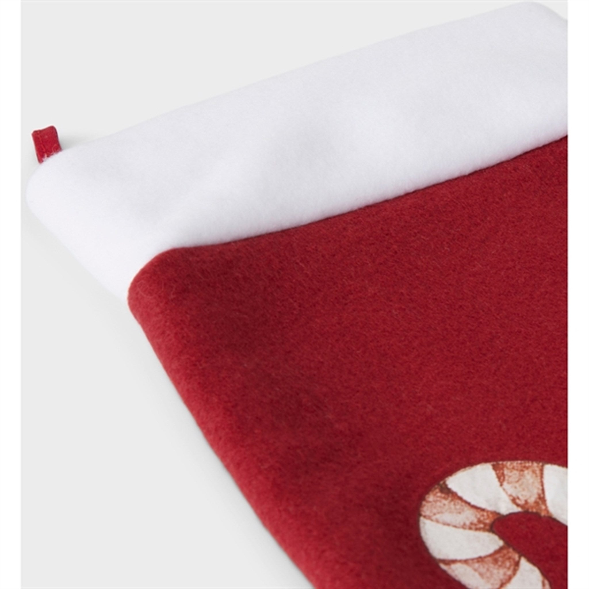 Name it Jester Red Rana Candy Cane Christmas Stocking 2
