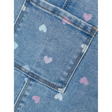 Name it Medium Blue Denim Hearts Rosa Denim Dress 2