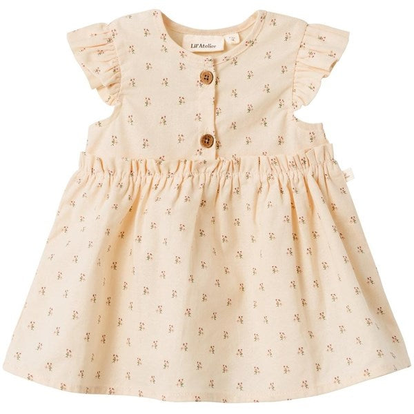 Lil'Atelier Turtledove Famaja Dress