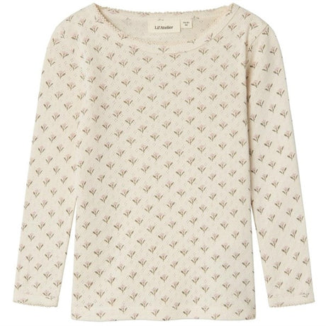 Lil'Atelier Turtledove Rachello Doa Slim Blouse