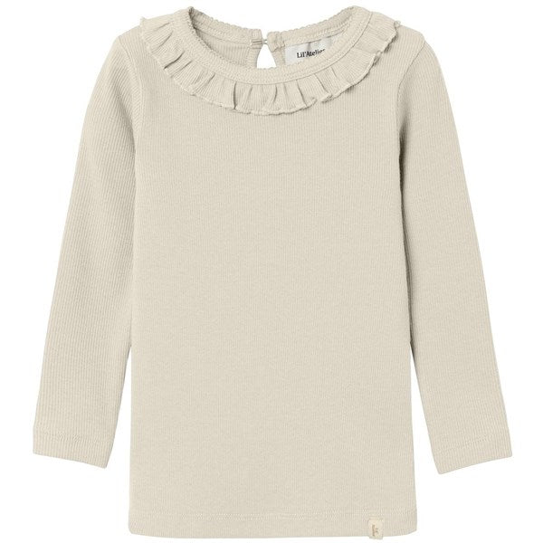 Lil'Atelier Turtledove Gago Dia Slim Blouse