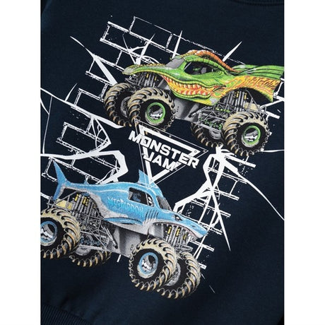 Name it Dark Sapphire Faustin Monster Jam Sweatshirt 2