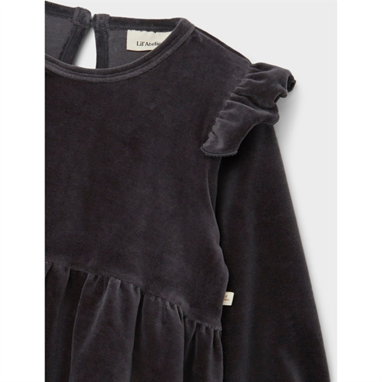 Lil'Atelier Periscope Rimia Velour Sweat Dress 3