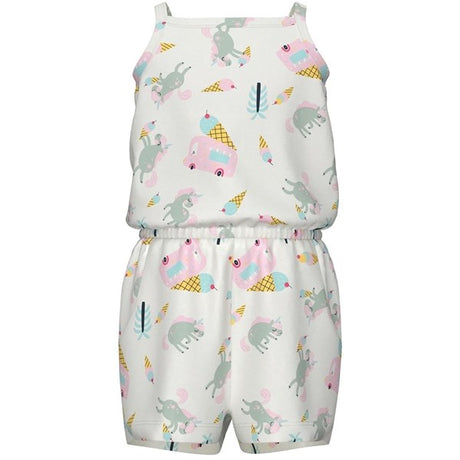 Name it Bright White Unicorns And Icecreams Vigga Strap Jumpsuit