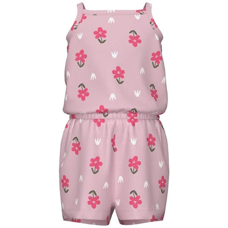 Name it Parfait Pink Flowers Vigga Strap Jumpuit