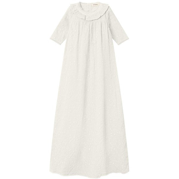 Lil'Atelier Coconut Milk Fauna Christening Dress