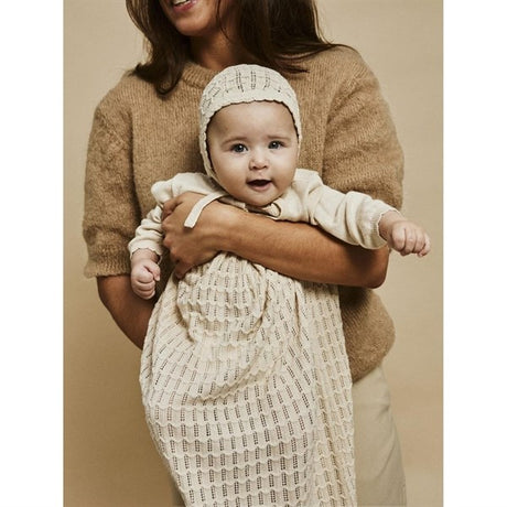 Lil'Atelier Sandshell Fauci Knit Christening Dress 2