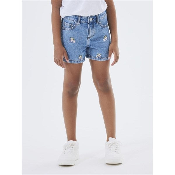 Name it Medium Blue Denim Bella Denim Shorts Noos 2