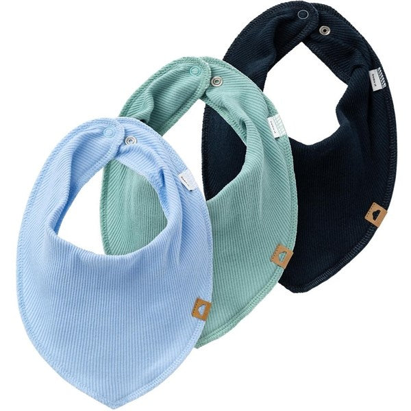 Name it Chambray Blue Yasimdanno Bib 3-pack