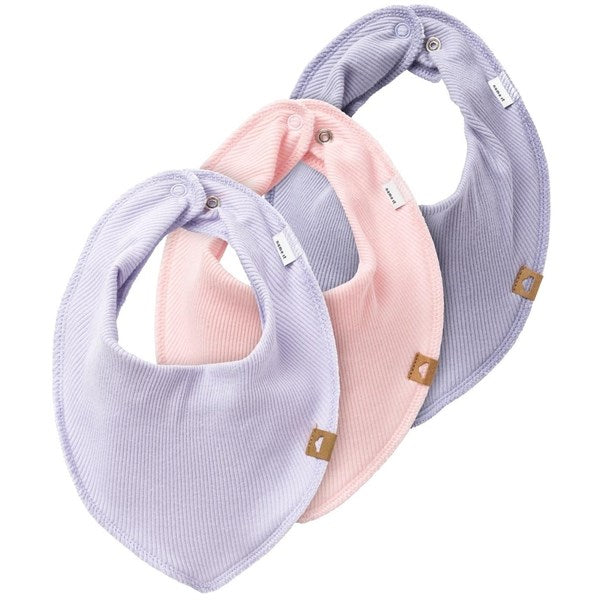 Name it Parfait Pink Yvettedays Bib 3-pack