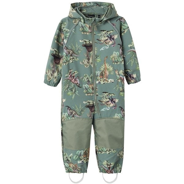 Name it Agave Green Alfa08 Softshell Suit Dino