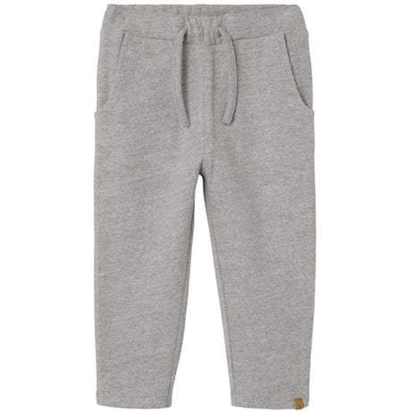 Lil'Atelier Grey Melange Thor Pants