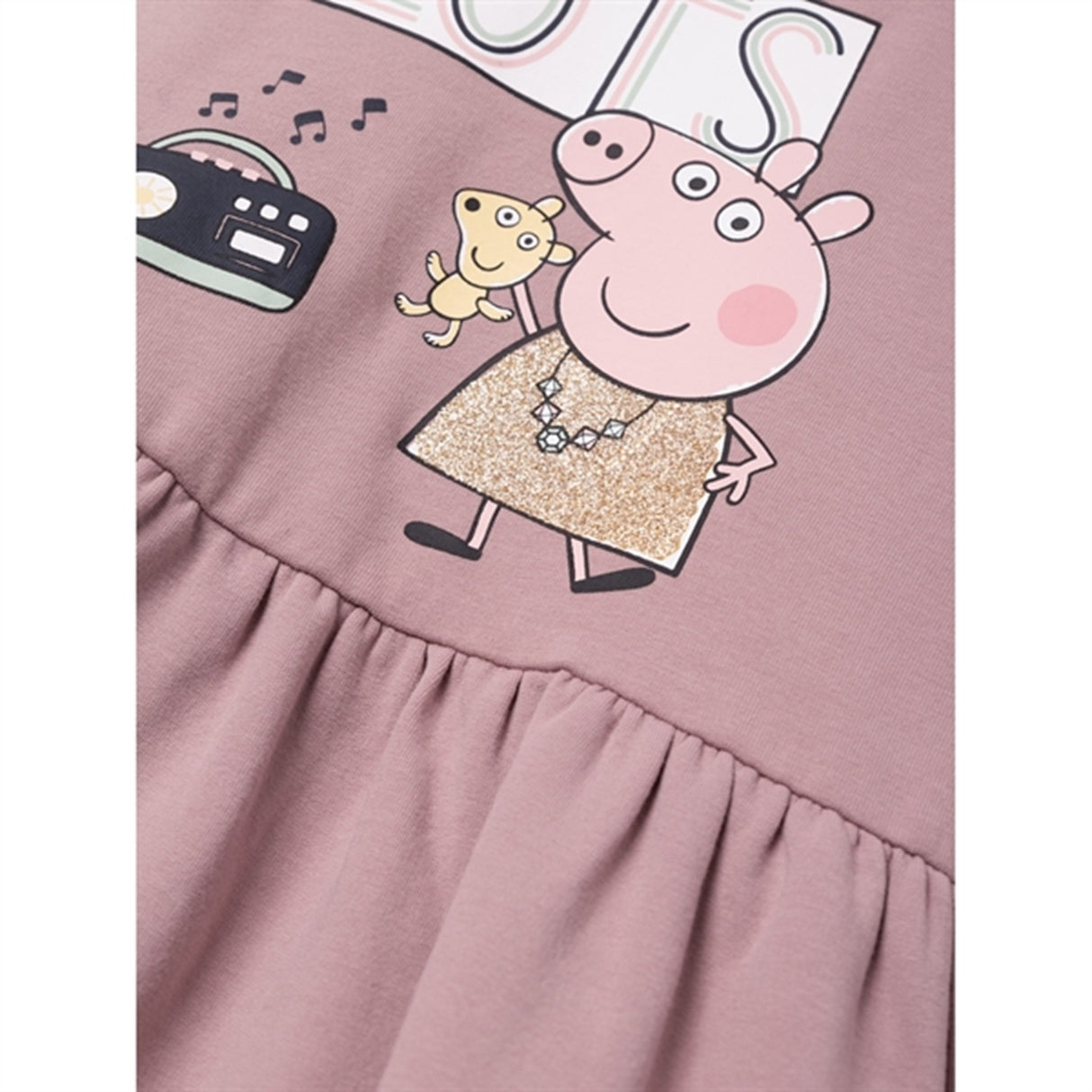 Name it Deauville Mauve Namma Peppa Pig Sweat Dress 2