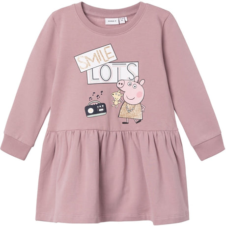 Name it Deauville Mauve Namma Peppa Pig Sweat Dress