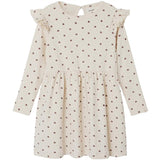 Lil'Atelier Whitecap Gray Ladybug Gago Dress