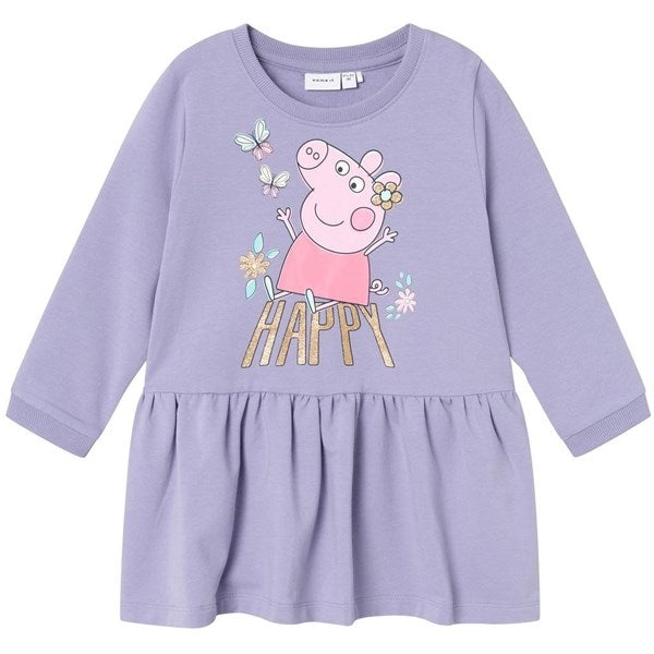 Name it Heirloom Lilac Fydiri Peppa Pig Sweat Dress