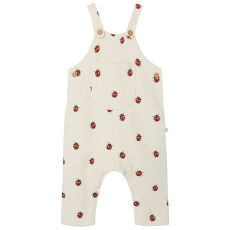 Lil'Atelier Whitecap Gray Ladybugs Ronja Sweat Overalls