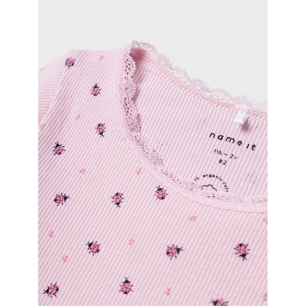 Name it Parfait Pink Ladybug Dab Blouse 2