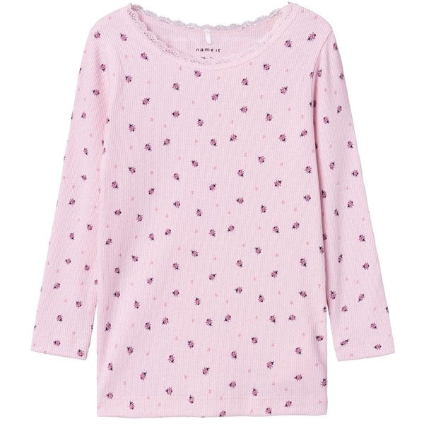 Name it Parfait Pink Ladybug Dab Blouse