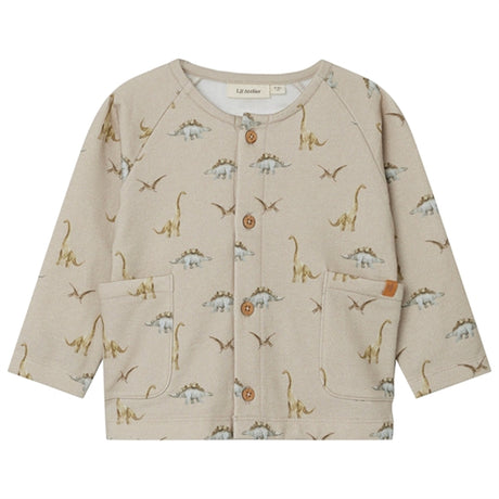 Lil'Atelier Silver Lining Dino Bibo Sweat Cardigan