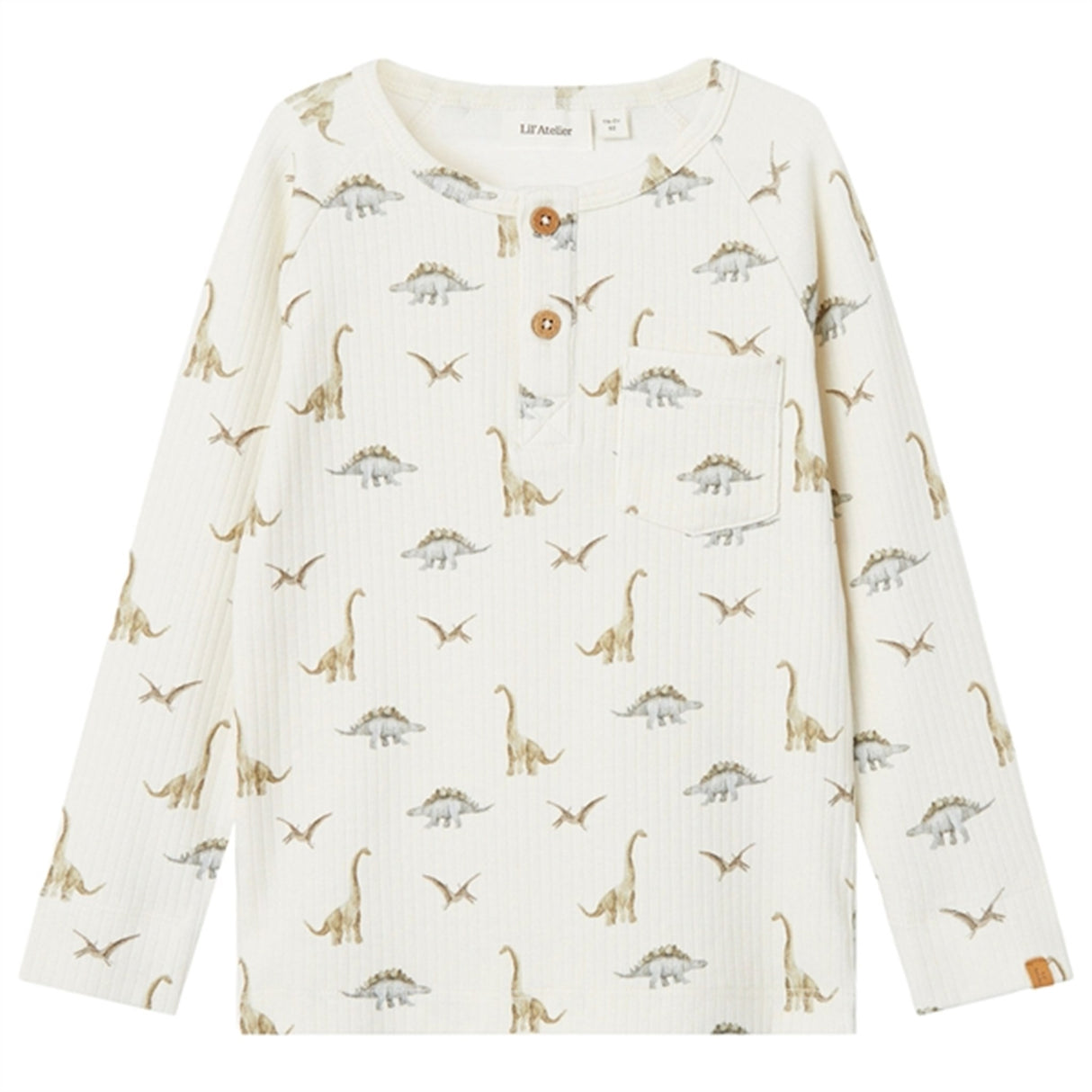 Lil'Atelier Turtledove Dino Gio Bob Slim Blouse