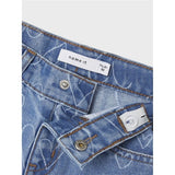 Name it Dark Blue Denim Hearts Bella Shaped Jeans