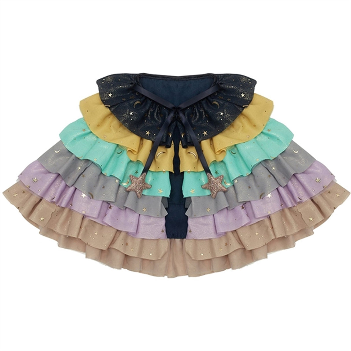 Mimi & Lula Cape Rainbow Ruffle