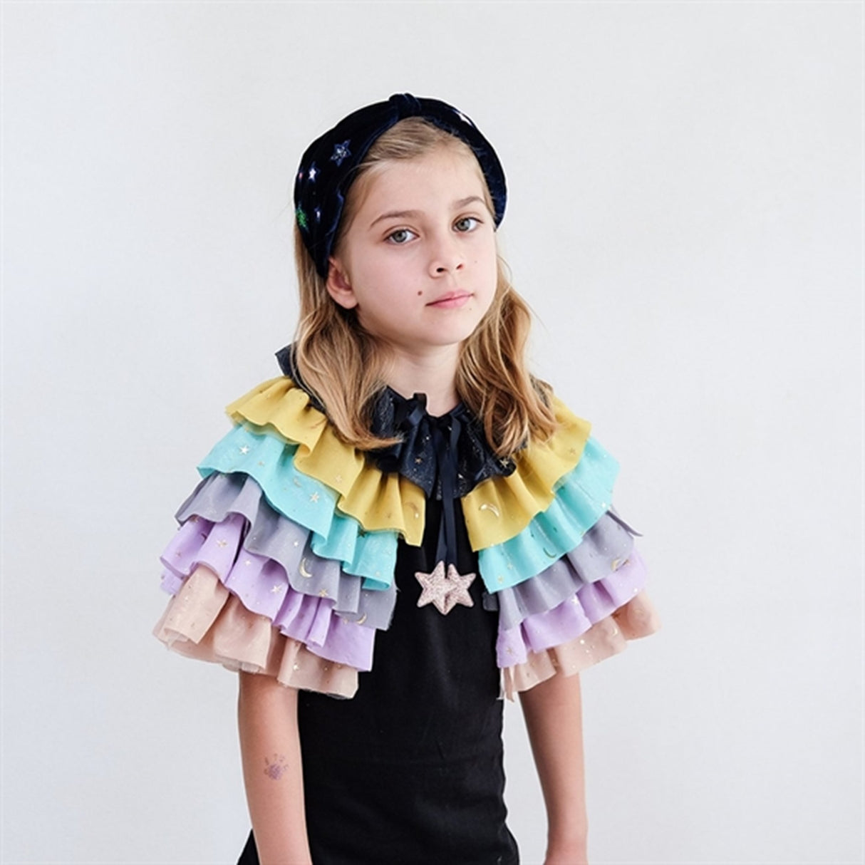 Mimi & Lula Cape Rainbow Ruffle 4