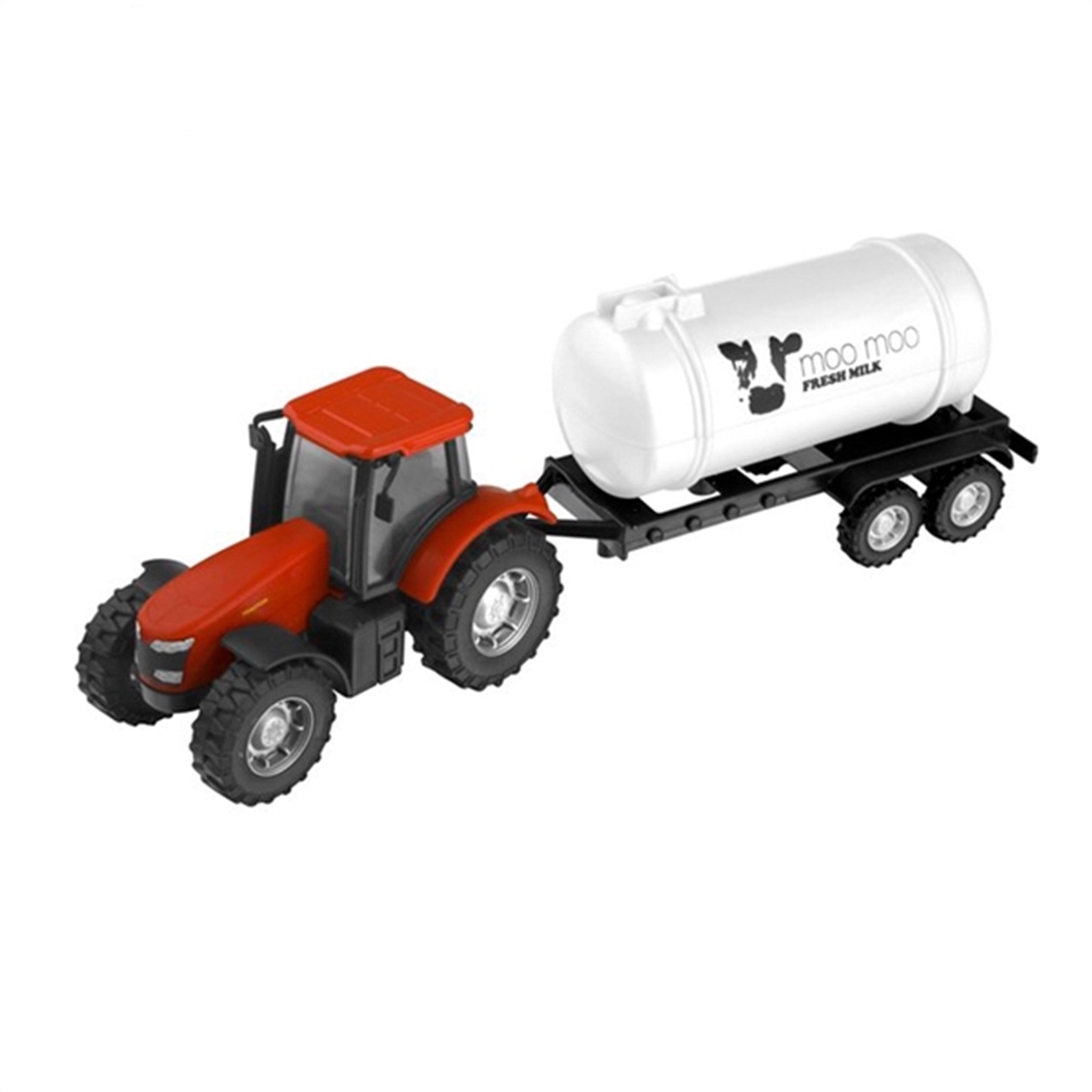 Teamsterz Tractor and Trailer Red Milk Tank