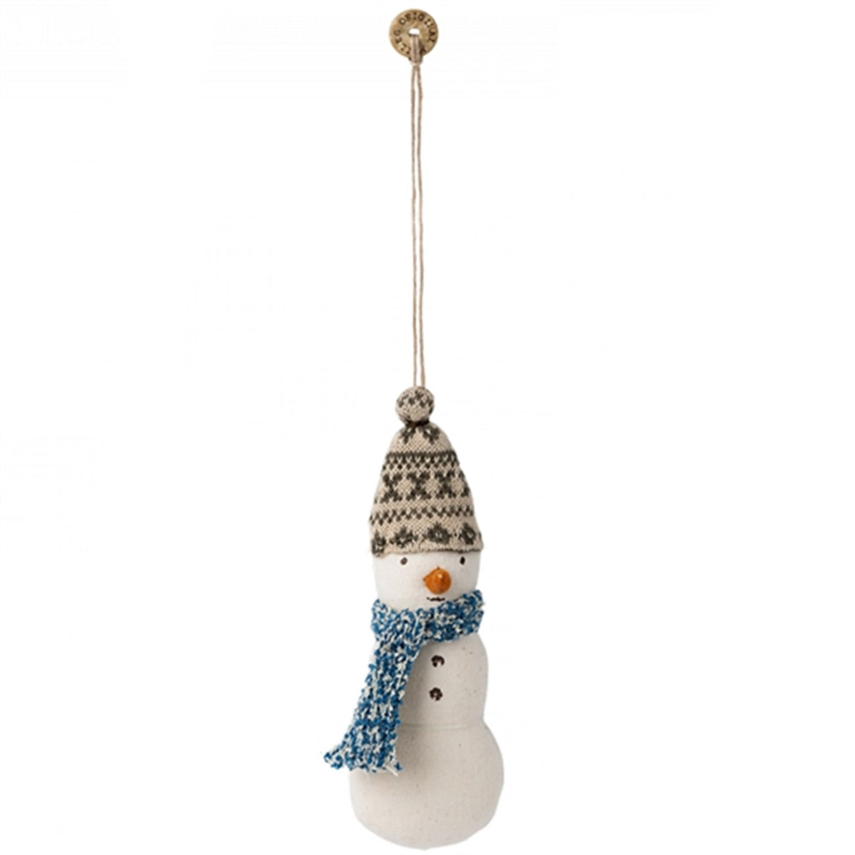 Maileg Snowman Ornament, Hat