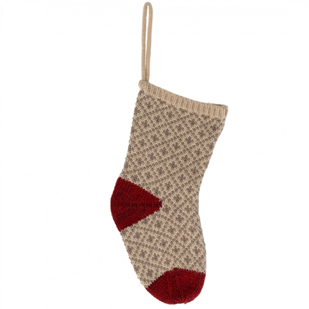 Maileg Christmas Stocking - Soft Grey