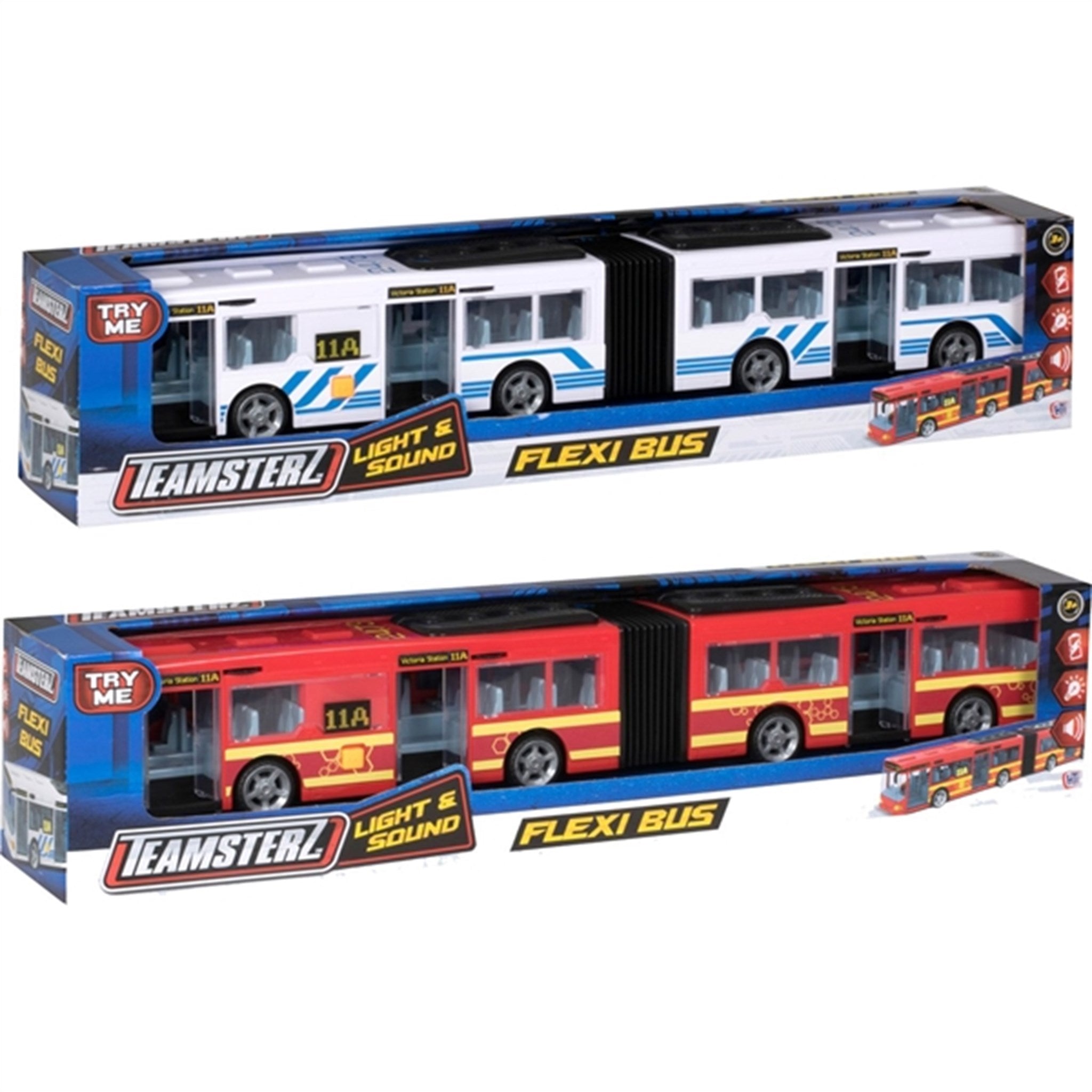 Teamsterz L&S Flexi Bus White/Blue 2