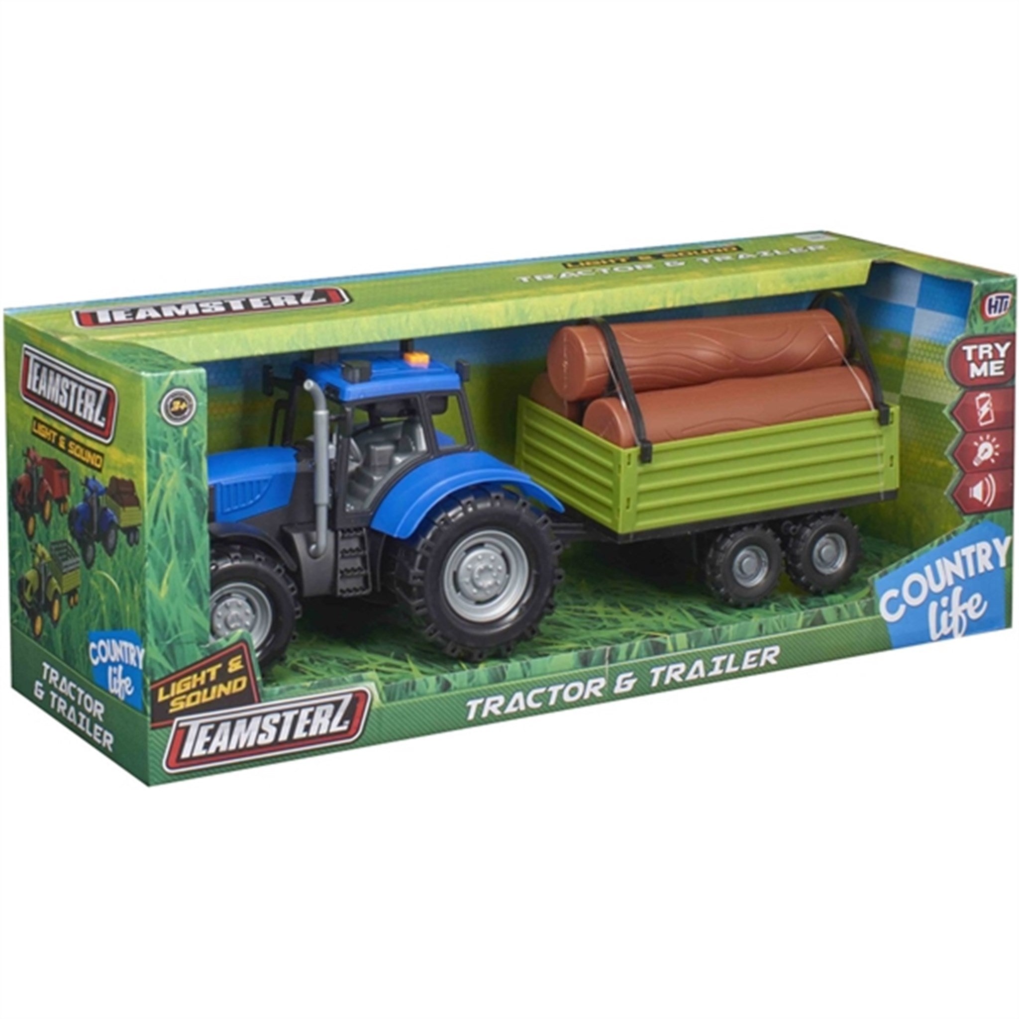 Teamsterz C/Life L&S Tractor & Trailer Blue 2