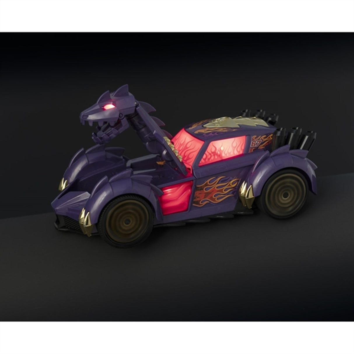 Teamsterz Mighty Moverz NIght Crawler Purple 3