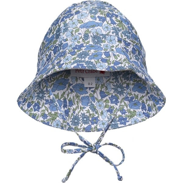 Petit Crabe Poppy & Daisy Frey Sun Hat Liberty© fabric 2