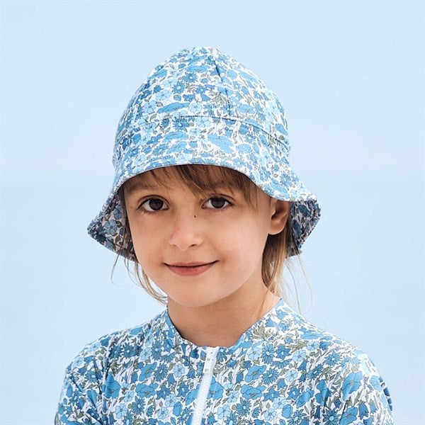 Petit Crabe Poppy & Daisy Frey Sun Hat Liberty© fabric 8