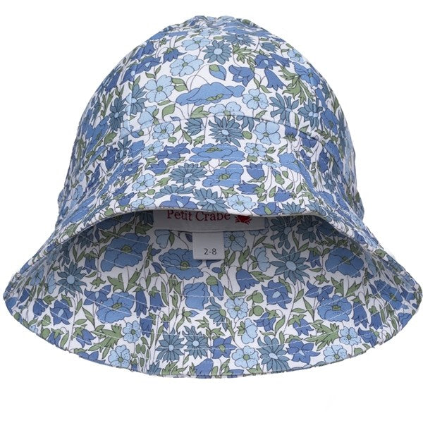 Petit Crabe Poppy & Daisy Frey Sun Hat Liberty© fabric