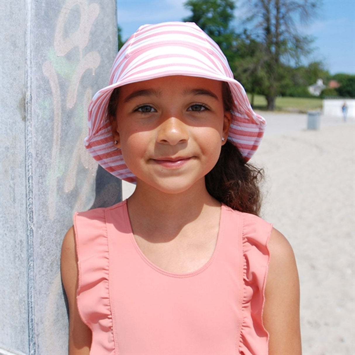 Petit Crabe Sorbet Stripes Frey Sunhat