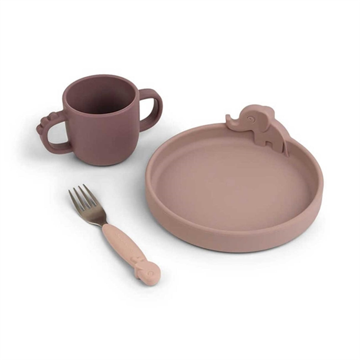 Done by Deer Peekaboo Dinner Set Deer Friends Powder 10