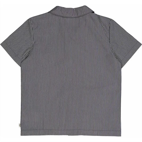 Müsli Balsam Cream/Night Blue Poplin Stripe Shirt 2